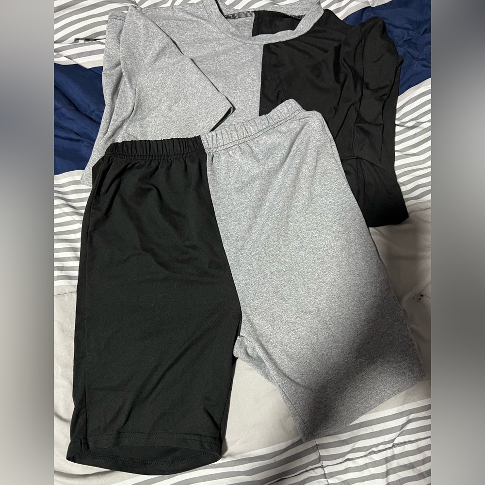 T-Shit & biker shorts set